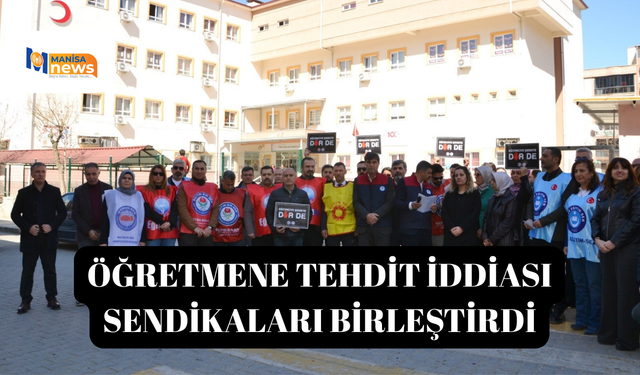 Öğretmene tehdit iddiası sendikaları birleştirdi