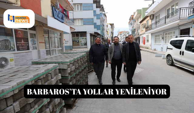 Barbaros’ta yollar yenileniyor
