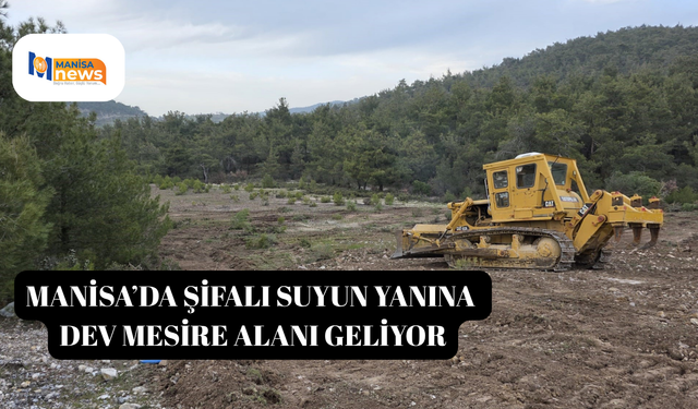 Manisa’da şifalı suyun yanına dev mesire alanı geliyor