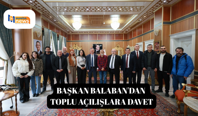 Başkan Balaban'dan toplu açılışlara davet