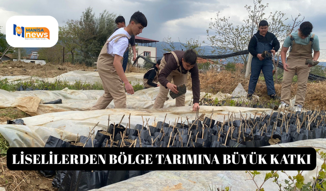 Liselilerden bölge tarımına büyük katkı