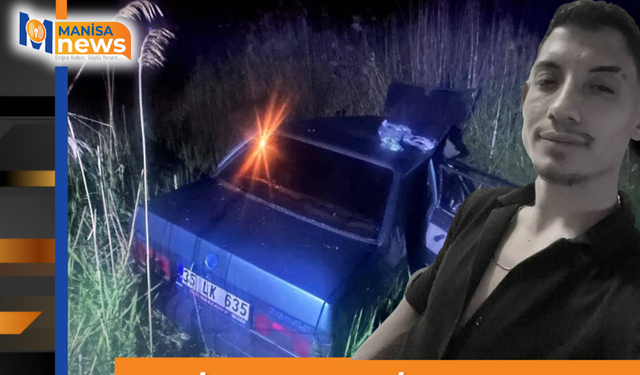 Manisa’da otomobil kanala uçtu: 2 ölü, 5 yaralı