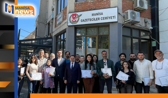 Manisalı Gazeteciler Dron Ehliyetlerine Kavuştu