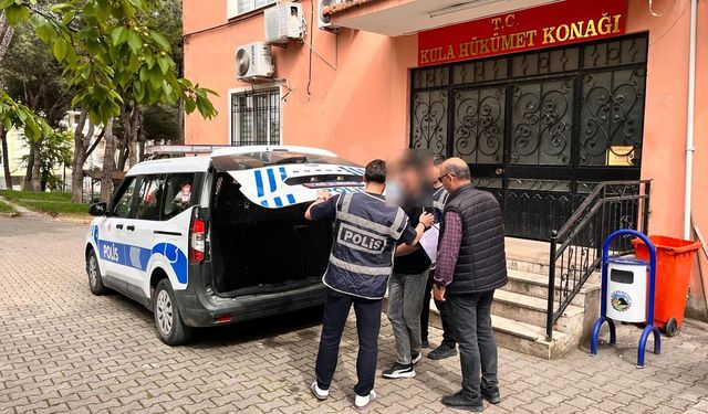 Manisa'da kesinleşmiş hapis cezası bulunan şahıs tutuklandı
