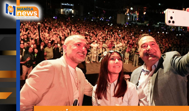 Manisa’da hıdırellez coşkusu Hüsnü Şenlendirici konseriyle zirveye ulaştı
