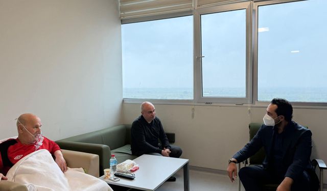 Milletvekili Mücahit Arınç’tan Tahir Mersinli’ye Geçmiş Olsun Ziyareti