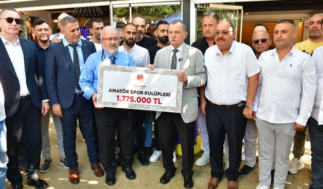 Yunusemre'den amatör spora 1 milyon 775 bin TL'lik destek