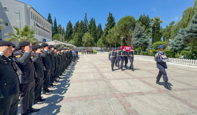 Motosiklet kazasında hayatını kaybeden jandarma personeline son görev