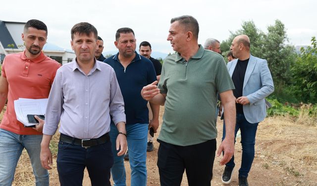 Başkan Şimşek’ten ova yollarına yerinde inceleme
