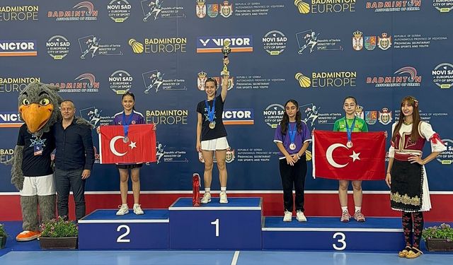 Manisalı badmintonculardan Sırbistan'da madalyalı başarı