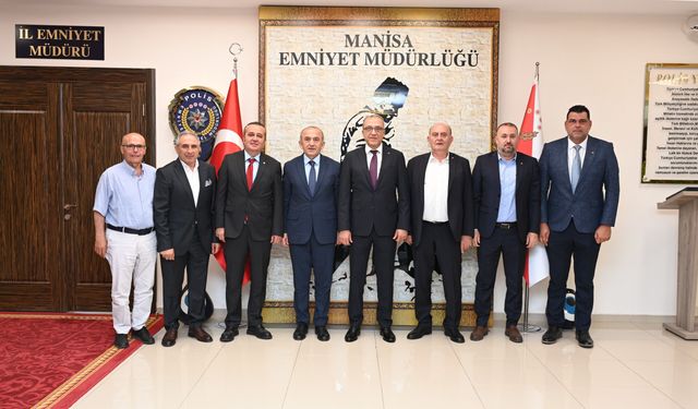 Manisa TSO’dan İl Emniyet Müdürü Adnan Karayel’e Hayırlı Olsun Ziyareti