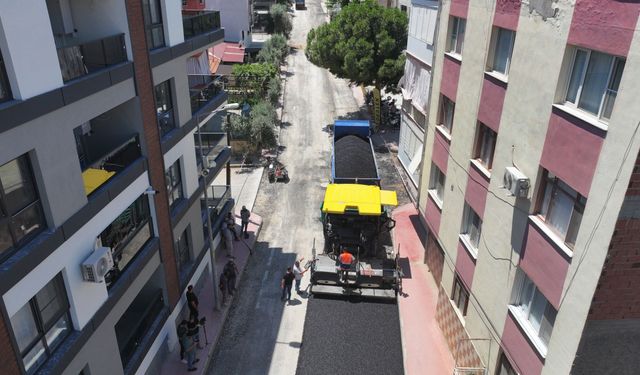 Alaşehir’de 3 bin tonluk asfalt hamlesi