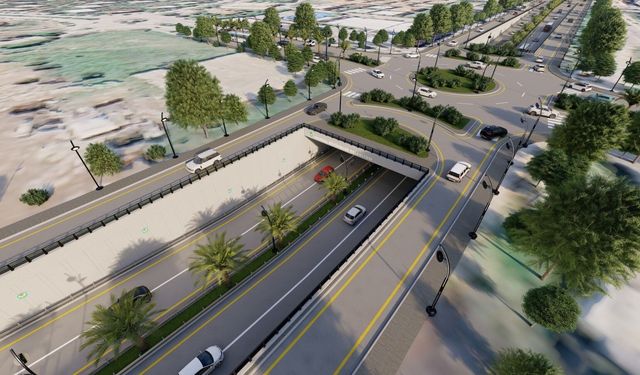 Turgutlu'nun trafik çilesini bitirecek dev projede ilk kazma vuruldu