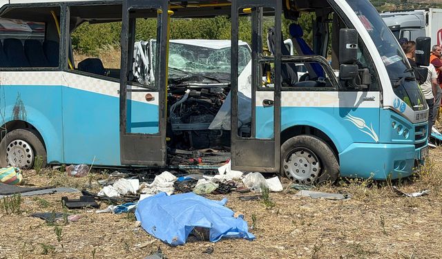 Manisa’da feci kaza 1 ölü 11 yaralı