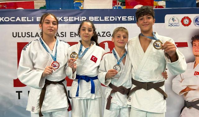Manisalı judoculardan uluslararası arenada 9 madalya