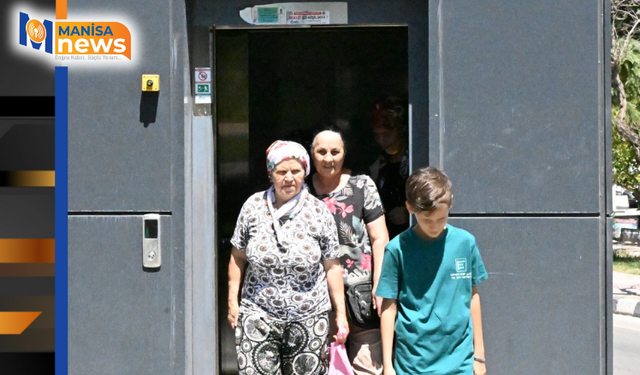 Manisa Büyükşehir’den Kuşlubahçe’deki üst geçide asansör kolaylığı