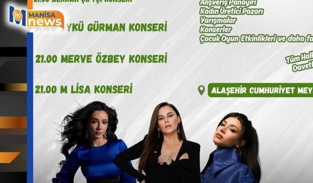 Alaşehir’de festival coşkusu başlıyor