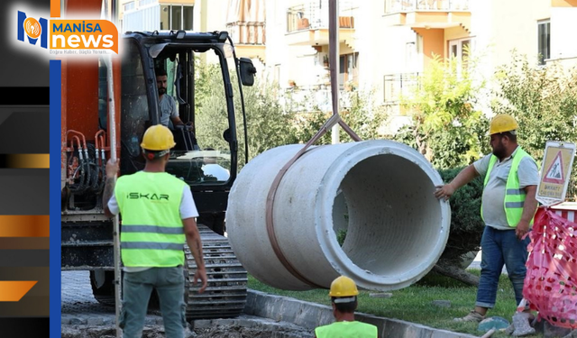 Akhisar'da yağmur suyu kabusu sona erecek