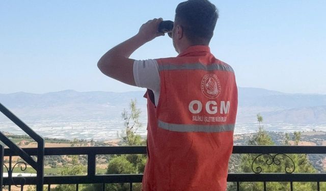 Sarıgöl’ün "duman gözcüleri" 7/24 nöbette
