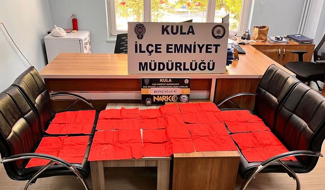 Kula’da zehir tacirlerine darbe: 1 şüpheli tutuklandı