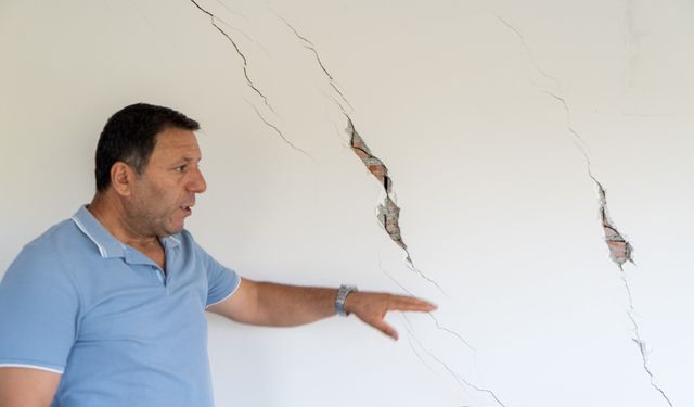 Manisa’da korkutan apartman