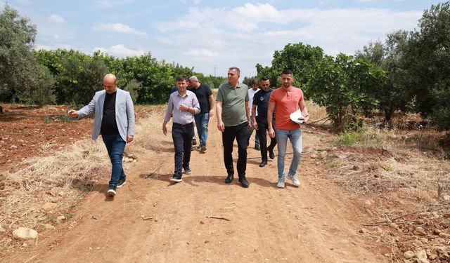 Şehzadeler'de ova yollarında çalışmaların yüzde 72'si tamamlandı