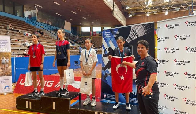 Manisalı Irmak, Hırvatistan’da kürsüye çıktı