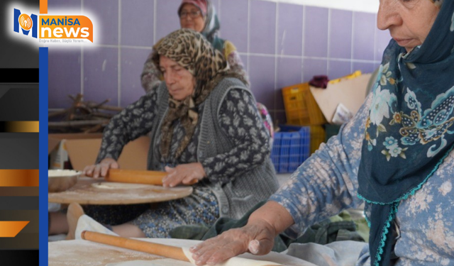 Karaoğlanlı’da 50 yıllık Ramazan yufkası geleneği son nesille ayakta