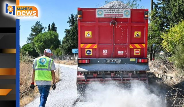 Köprübaşı'nda 2,5 kilometrelik yol yenilendi