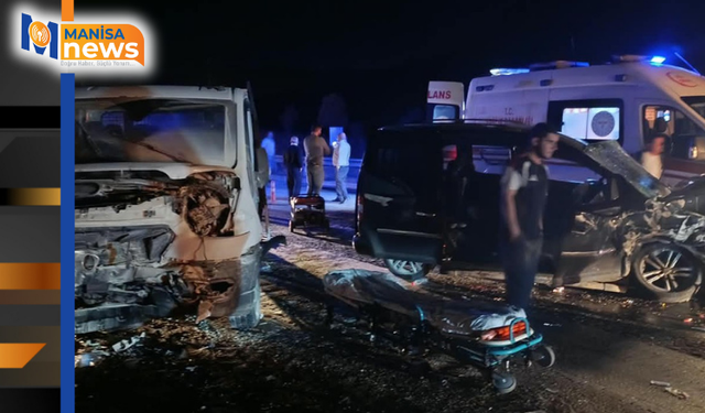 Manisa’da zincirleme kaza: 1’i ağır 5 yaralı