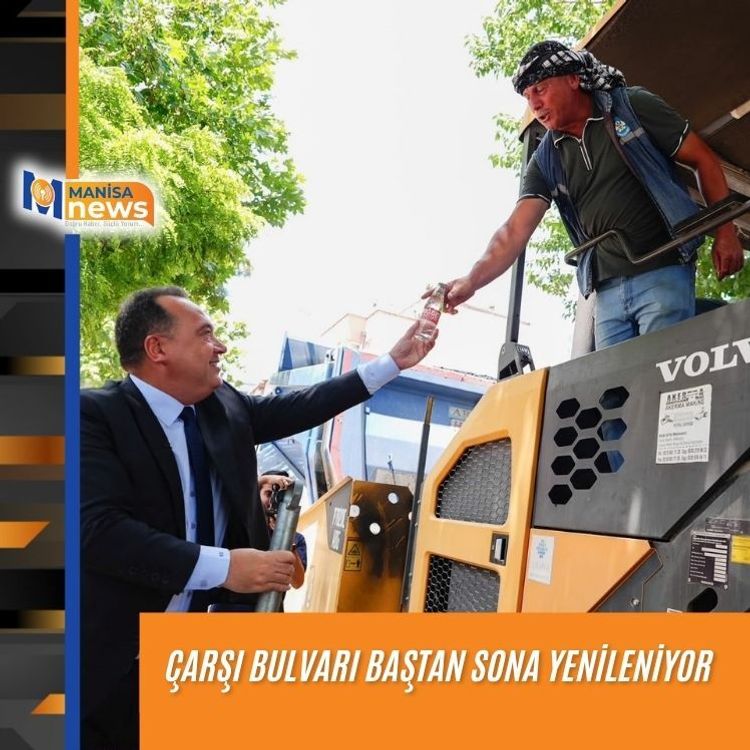 Çarşı Bulvarı baştan sona yenileniyor