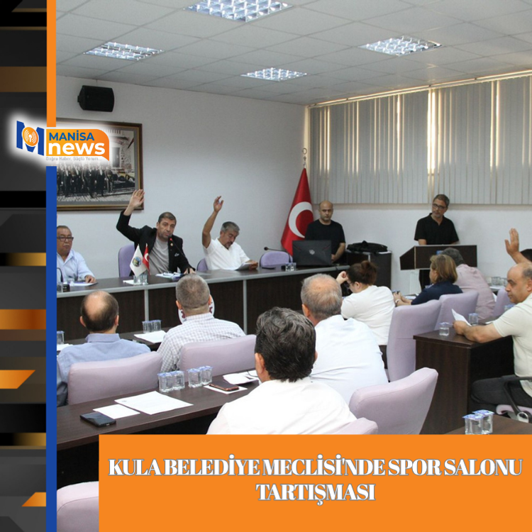 Kula Belediye Meclisi'nde spor salonu tartışması