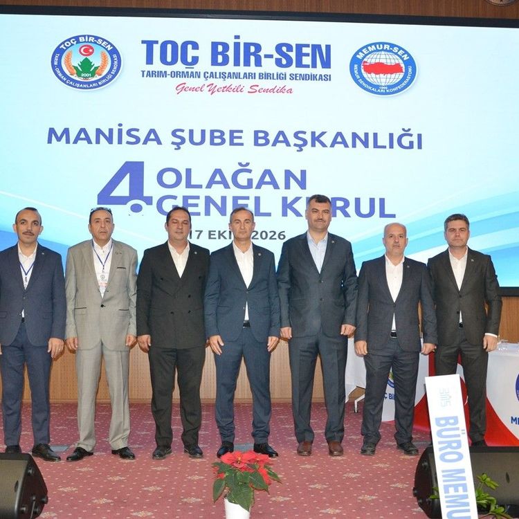 TOÇ Bir-Sen Manisa'da Uğur Bayil güven tazeledi