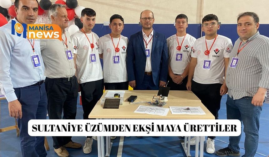 Sultaniye üzümden ekşi maya ürettiler