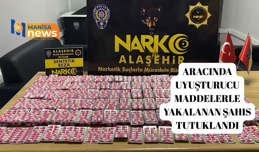 Aracında uyuşturucu maddelerle yakalanan şahıs tutuklandı