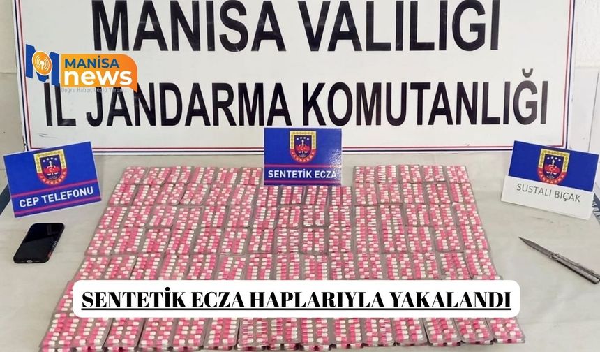 Sentetik ecza haplarıyla yakalandı