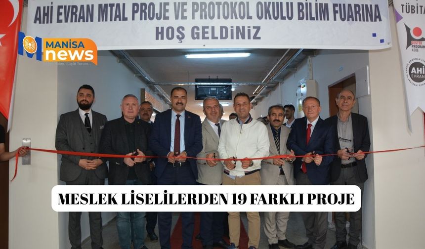 Meslek liselilerden 19 farklı proje