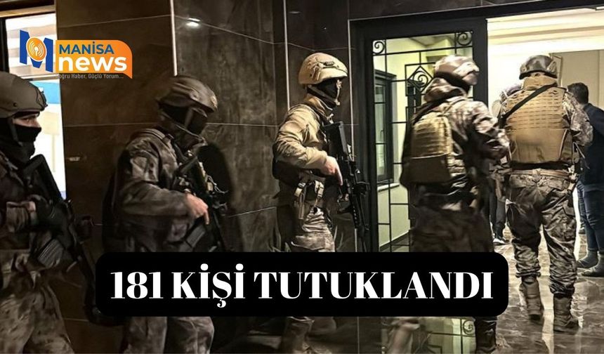 Yerlikaya: "Nitelikli dolandırıcılık şebekelerine yönelik düzenlediğimiz operasyonlarımızda 181 şüpheli tutuklandı
