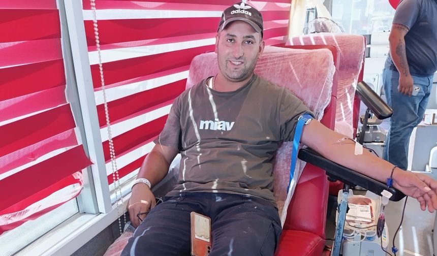 Selendili vatandaşlardan kan bağışına yoğun ilgi