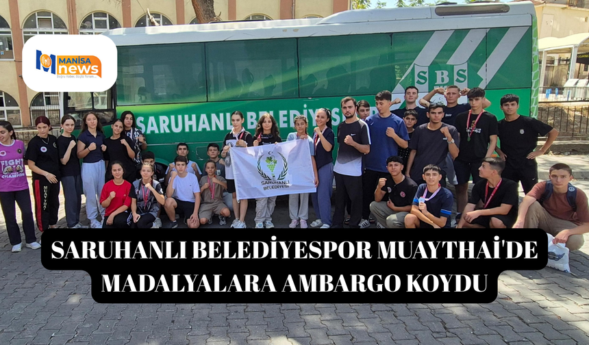 Saruhanlı Belediyespor Muaythai'de madalyalara ambargo koydu