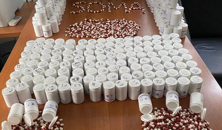 Manisa’da uyuşturucu operasyonu: 17 bin sentetik ecza ele geçirildi