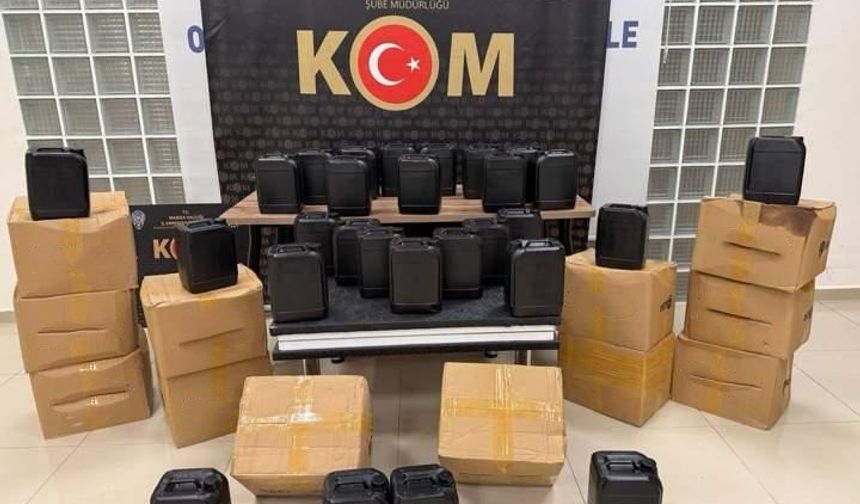 Manisa'da kaçak alkol operasyonu