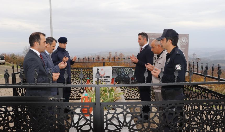 Kaymakam Yıldız'dan ilk ziyaret milli mücadele kahramanı Halil Efe’nin mezarına