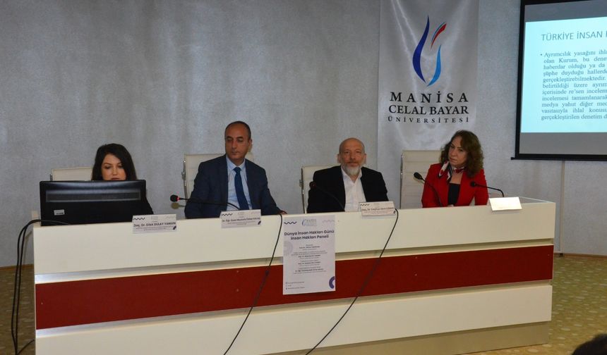 MCBÜ’de Dünya İnsan Hakları Günü paneli