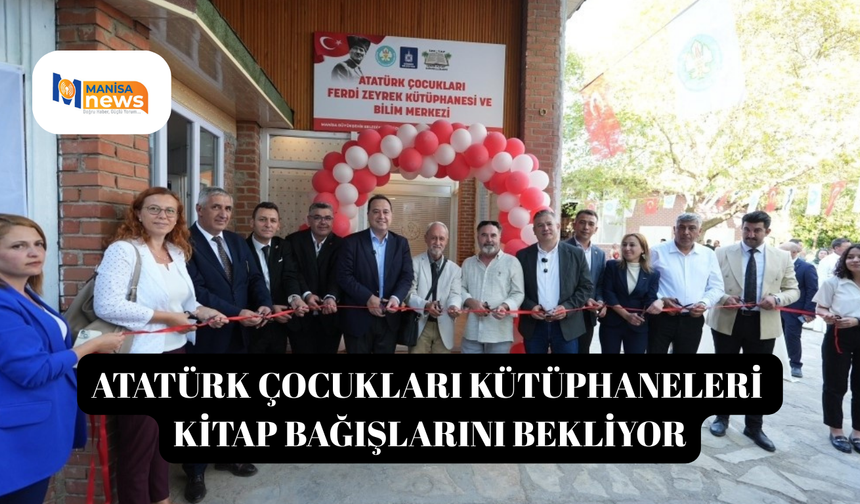 Atatürk Çocukları Kütüphaneleri kitap bağışlarını bekliyor