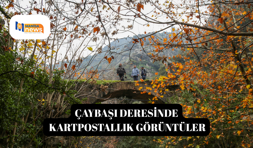 Çaybaşı Deresinde kartpostallık görüntüler