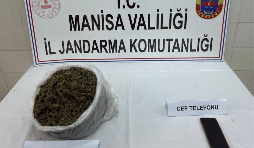 Gördes’te 2 kilo 352 gram kubar esrar ele geçirildi