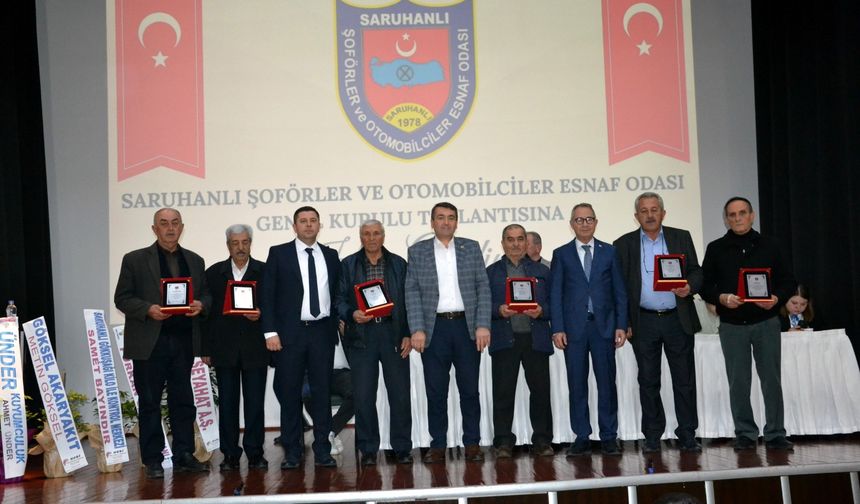 Saruhanlı Şoförler Odasında Başkan Bilek güven tazeledi