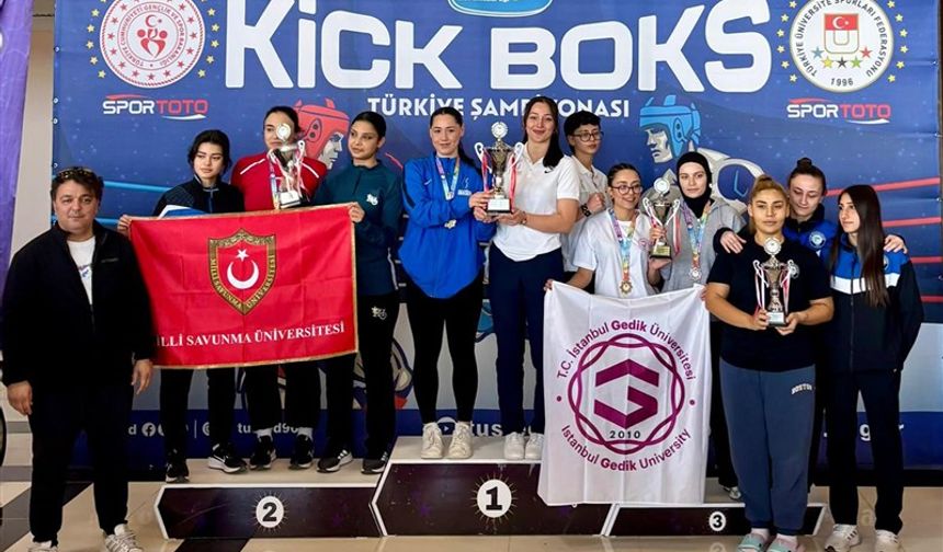 Üniversitelerarası Kick Boks Türkiye Şampiyonası’nda MCBÜ’den büyük başarı