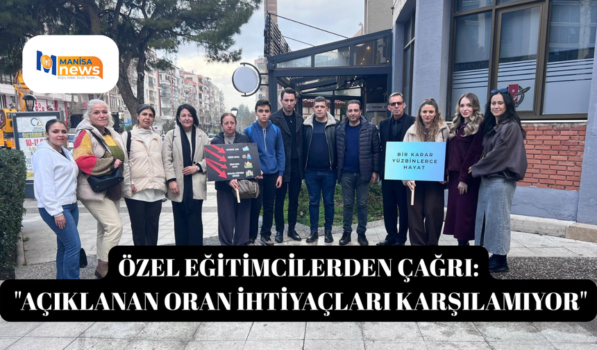 Özel eğitimcilerden çağrı: "Açıklanan oran ihtiyaçları karşılamıyor"